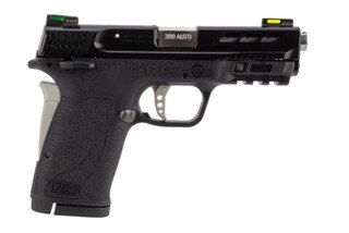 Smith & Wesson M&P Shield EZ 380 ACP has silver accents